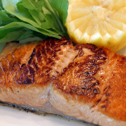 salmon lemon and herbs